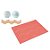 Molde De Silicone Confeitaria - Mosaico Folhas - FT224 - 1 unidade - Silver Plastic - Rizzo - Imagem 1