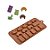 Molde De Silicone Chocolate - Brinquedos de criança - FT153 - 1 unidade - Silver Plastic - Rizzo - Imagem 1