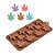 Molde De Silicone Chocolate - Cannabis  - FT150 - 1 unidade - Silver Plastic - Rizzo - Imagem 1