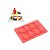 Molde De Silicone Chocolate - Lego - FT139 - 1 unidade - Silver Plastic - Rizzo - Imagem 1