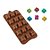 Molde Silicone Chocolate - Crochê - FT008 - 1 unidade - Silver Plastic - Rizzo - Imagem 1