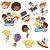 Mini Personagens Decorativos - Mundo Bita - 12 unidades - Regina - Rizzo - Imagem 1