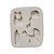 Molde De Silicone - 1679 - Kit Bebe - 1 unidade - Mazulli - Rizzo - Imagem 1