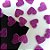 Aplique de EVA - Coração Roxo - 20 unidades - Nelyzoca - Rizzo - Imagem 2