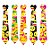 Gravatas - Emojis Neon - 10 unidades - Festachic - Rizzo Balões - Imagem 1