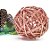 Bola de Natal Ratan Rose Gold - ø 10 cm - 1 unidade - Cromus - Rizzo - Imagem 1