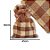 Saco Juta - 45Cmx60cm - Xadrez Natural/Marrom - 1 unidade - Halley Fitas - Rizzo Balões - Imagem 2