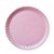 Prato para Doces de Papelão Laminado Rosa P5 - 1 Unidade - Rizzo - Imagem 1