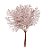 Pick - Folhas Com Glitter - Rose - 1 unidade - Cromus - Rizzo Balões - Imagem 1