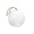 Bola Decorativa - Branca - 10cm - Cod.BD988 - 3 unidades - Rizzo Balões - Imagem 3