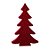 Árvore Decorativa - Vermelho - 14 x 22cm - Cod.MD480 - 1 unidade - Rizzo Balões - Imagem 2