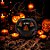 Baldinho de Halloween com Alça - Abóbora Dark - 19x16cm - 1 Unidade - Rizzo - Imagem 1