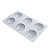 Forma De Silicone 17,2x29,5x3,4Cm - Monoporcao Red  - 1 unidades - Cromus Allonsy - Rizzo - Imagem 1