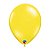 Balão de Festa Látex Liso Sólido - Citrine Yellow (Amarelo Citrino) - Qualatex - Rizzo Balões - Imagem 1