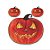 Kit Painel Decorativo - Abobora - Halloween - 3 unidades - Ref. 1215 - Rizzo - Imagem 1