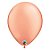 Balão de Festa Látex Liso Sólido - Rose Gold (Ouro Rosé) - Qualatex - Rizzo Balões - Imagem 1