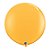 Balão Gigante de Festa em Látex 3ft (90 cm) - Goldenrod (Amarelo Ouro) - 2 Unidades - Qualatex - Rizzo Balões - Imagem 1