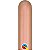 Balão de Festa Canudo - Rose Gold Chrome (Ouro Rosé) 260" - 100 unidades - Qualatex - Rizzo Balões - Imagem 1
