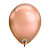 Balão de Festa Látex Liso Chrome - Rose Gold (Ouro Rosé) - Qualatex - Rizzo - Imagem 1