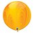 Balão Gigante Decorado 3ft (90 cm) - Yellow Orange Superagate (Arco-íris Amarelo e Laranja) - 2 Un - Qualatex - Rizzo Balões - Imagem 1