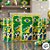 Adesivo Decorativo Retangular Brasil Copa do Mundo - 12 unidades - Festcolor - Imagem 3