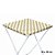 Toalha Plástica Cobre Manchas Perolizada - 78 x 78 cm - Xadrez Dourado - 10 unidades - CampFestas - Rizzo - Imagem 1