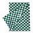 Toalha Plástica Cobre Manchas Perolizada - 78 x 78 cm - Xadrez Verde Bandeira - 10 unidades - CampFestas - Rizzo - Imagem 3