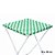 Toalha Plástica Cobre Manchas Perolizada - 78 x 78 cm - Xadrez Verde Bandeira - 10 unidades - CampFestas - Rizzo - Imagem 1