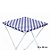 Toalha Plástica Cobre Manchas Perolizada - 78 x 78 cm - Xadrez Azul Escuro - 10 unidades - CampFestas - Rizzo - Imagem 1