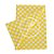 Toalha Plástica Cobre Manchas Perolizada - 78 x 78 cm - Xadrez Amarelo - 10 unidades - CampFestas - Rizzo - Imagem 3