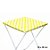 Toalha Plástica Cobre Manchas Perolizada - 78 x 78 cm - Xadrez Amarelo - 10 unidades - CampFestas - Rizzo - Imagem 1