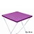 Toalha Plástica Cobre Manchas Perolizada - 78 x 78 cm - Roxa - 10 unidades - CampFestas - Rizzo - Imagem 1