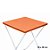 Toalha Plástica Cobre Manchas Perolizada - 78 x 78 cm - Laranja - 10 unidades - CampFestas - Rizzo - Imagem 1