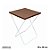 Toalha Plástica Cobre Manchas Perolizada - 78 x 78 cm - Marrom - 10 unidades - CampFestas - Rizzo - Imagem 2