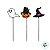 Pick Decorativo para Doce - Halloween - Scary Night  - 12 unidades - Cromus - Rizzo - Imagem 3