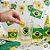 Adesivo Redondo Decorativo - Vai Brasil - 4x4cm - 10 unidades - Cromus - Rizzo - Imagem 2