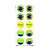 Adesivo Decorativo - Vai Brasil - 4cm x 4cm - 10 unidades - Cromus - Rizzo Balões - Imagem 1