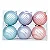 Bola Fosca com Listras - Cores Roxo Azul e Lilás - Cromus Natal - 6 unidades - Rizzo - Imagem 1