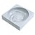 Forma De Silicone - 19,2X19,2X4,5Cm - Red Espiral 3D  - 1 unidade - Cromus Allonsy - Rizzo Balões - Imagem 1