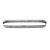 Aro Inox Micro-Perfurado - Oval - 13X4X2Cm  - 1 unidade - Cromus Allonsy - Rizzo  Balões - Imagem 1