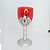 Taça Halloween - Vermelho com Cinza - Caveira com Aranha - 250ml - 1 unidade - Rizzo - Imagem 1