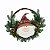 Guirlanda com Papai Noel - Cromus Natal - 1 unidade - Rizzo - Imagem 1