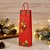 Sacola para Garrafa de Vinho  Natal - Vermelho - Ref. 6437 - 10 unidades - Rizzo - Imagem 1