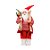 Papai Noel Ski - Camisa Listrada Vermelha - 1 unidade - Cromus - Rizzo - Imagem 1