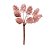 Pick Pinhas Decorativas - Glitter Rosa - 1 unidade - Cromus - Rizzo Balões - Imagem 1