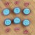Kit Carimbos - Pets - Amarelo - 2cm - 7 unidades - BlueStar - Rizzo - Imagem 2