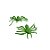 Mini Aranha Decorativa - Halloween - Verde - 12 unidades - Rizzo - Imagem 1