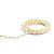 Cordão Decorativo com Listras - Amarelo/Branco - 3 cm x 500 cm - 1 unidade - Cromus - Rizzo Balões - Imagem 1