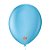Balão Profissional Premium Uniq - 16'' 40 cm - Azul Light - 10 unidades - Balões São Roque - Rizzo - Imagem 1