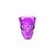 Copo de Shot Halloween - Caveira Roxo - 55ml - 4 unidades - Rizzo - Imagem 1